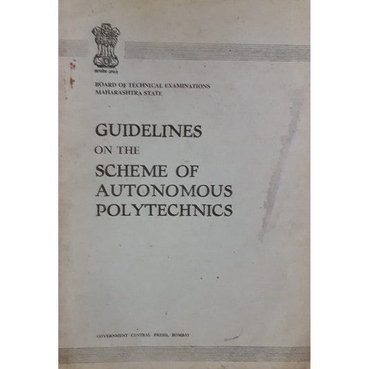 Guidelines On The Scheme Of Autonomous Polytechnics  Half Price Books India Books inspire-bookspace.myshopify.com Half Price Books India