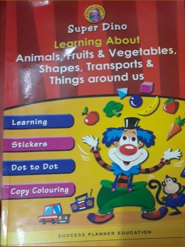 Super Dino Learning About Fruits Vegetables Transport Things Around Us  Half Price Books India Books inspire-bookspace.myshopify.com Half Price Books India