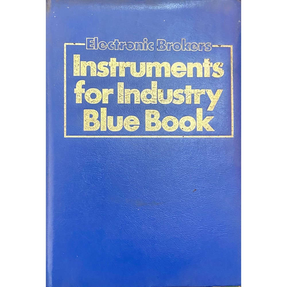 Instruments For Industry Blue Book by Electronic Brokers