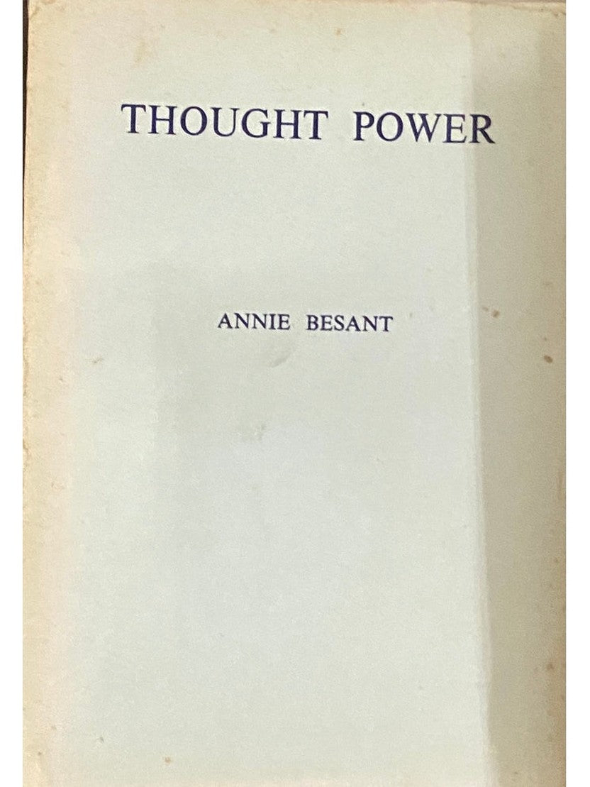 Thought Power by Annie Besant  Half Price Books India Books inspire-bookspace.myshopify.com Half Price Books India
