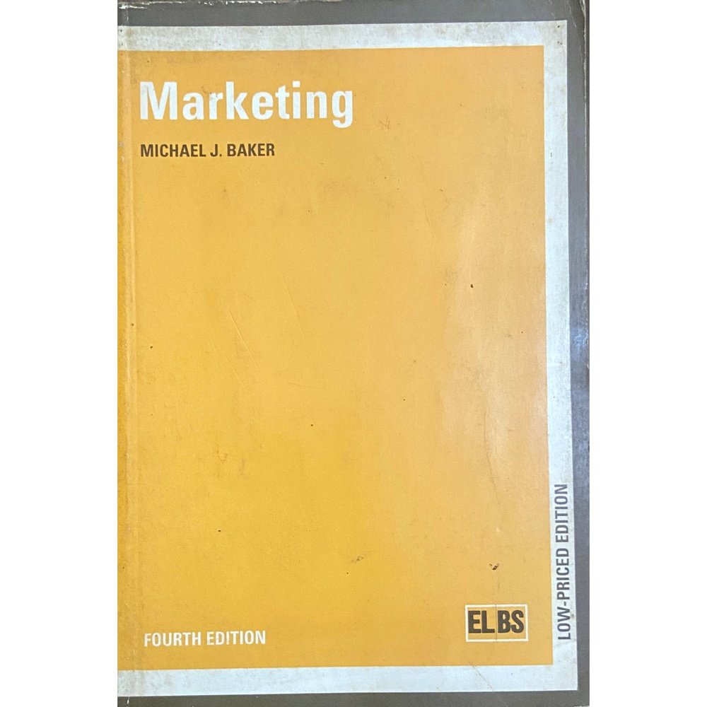 Marketing by Michael J Baker