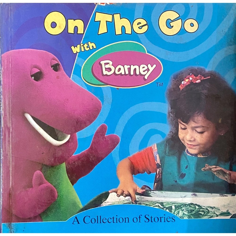 On The Go with Barney Hard Cover - D