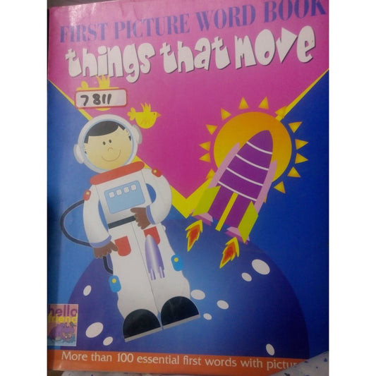First picture word book things that move  Half Price Books India Books inspire-bookspace.myshopify.com Half Price Books India