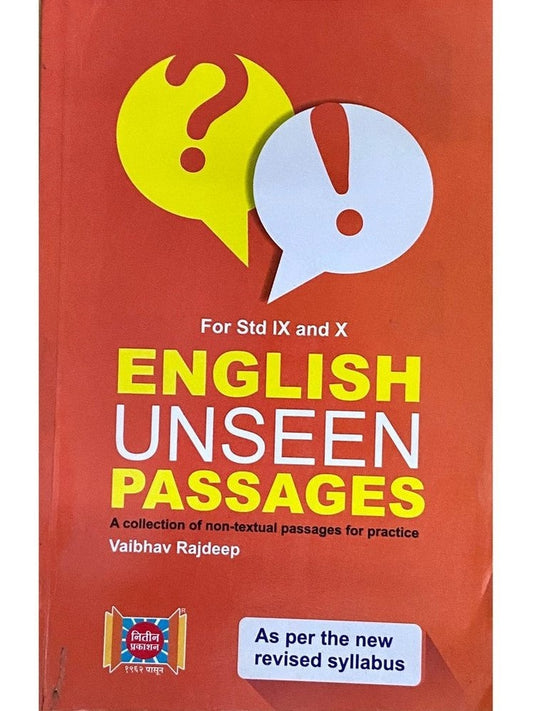 English Unseen Passages by Vaibhav Rajdeep  Half Price Books India Books inspire-bookspace.myshopify.com Half Price Books India
