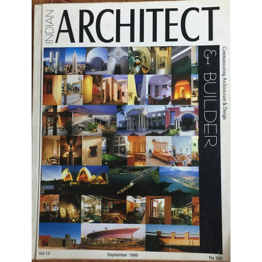 Indian Architect &amp; Builder September 1999  Inspire Bookspace Books inspire-bookspace.myshopify.com Half Price Books India