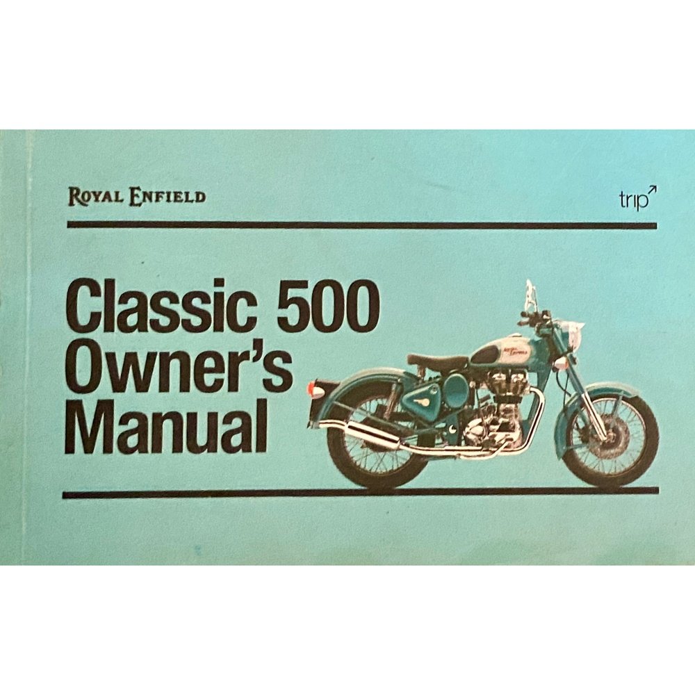 Classic 500 Owners Manual  Inspire Bookspace Books inspire-bookspace.myshopify.com Half Price Books India