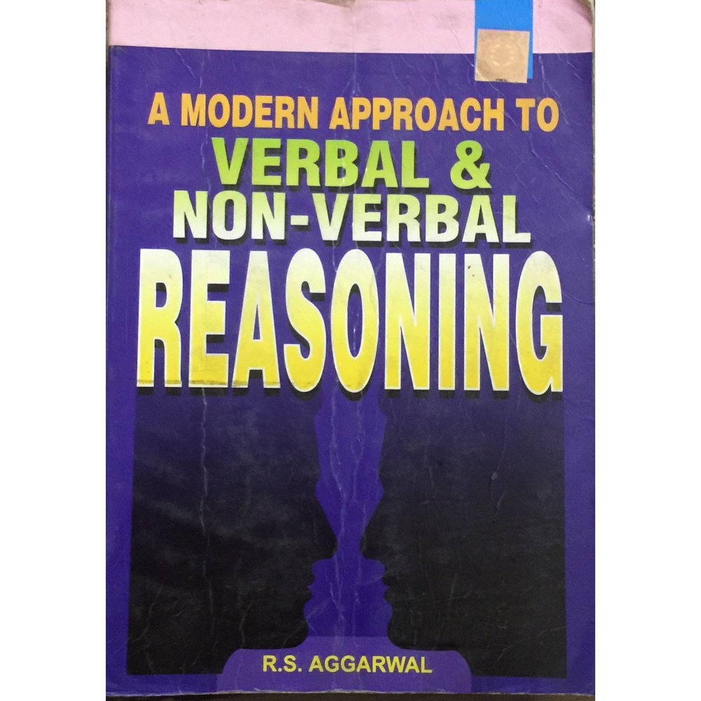 A Modern Approach to Verbal and Non Verbal Reasoning by R S Aggarwal  Half Price Books India Books inspire-bookspace.myshopify.com Half Price Books India