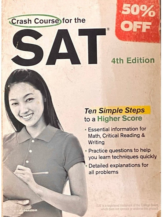Crash Course for the SAT  Inspire Bookspace Books inspire-bookspace.myshopify.com Half Price Books India