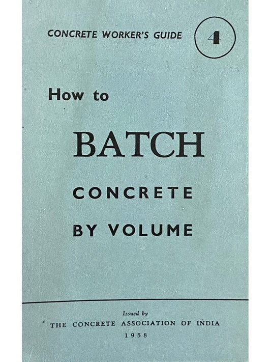 How to Batch Concrete by Volume - 4  Half Price Books India Books inspire-bookspace.myshopify.com Half Price Books India