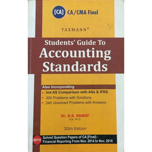 Students Guide to Accounting Standards by D S Rawat  Half Price Books India Books inspire-bookspace.myshopify.com Half Price Books India