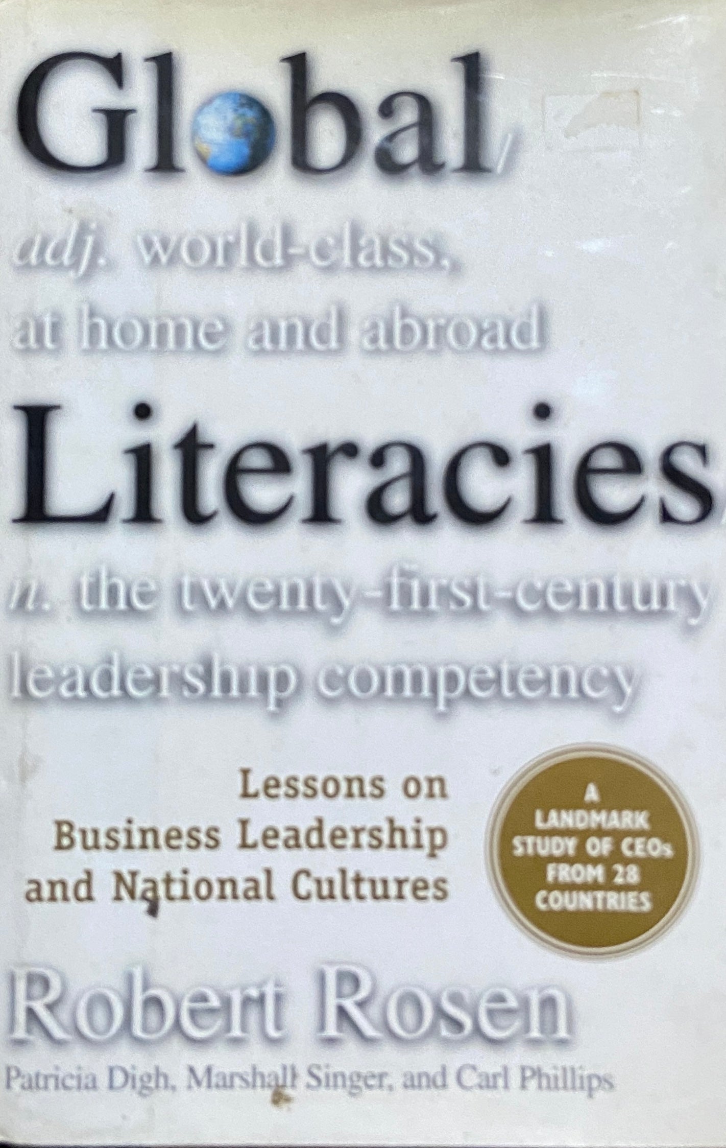Global Literacies - Lessons on Business Leadership and National Cultures by Robert Rosen  Half Price Books India Books inspire-bookspace.myshopify.com Half Price Books India