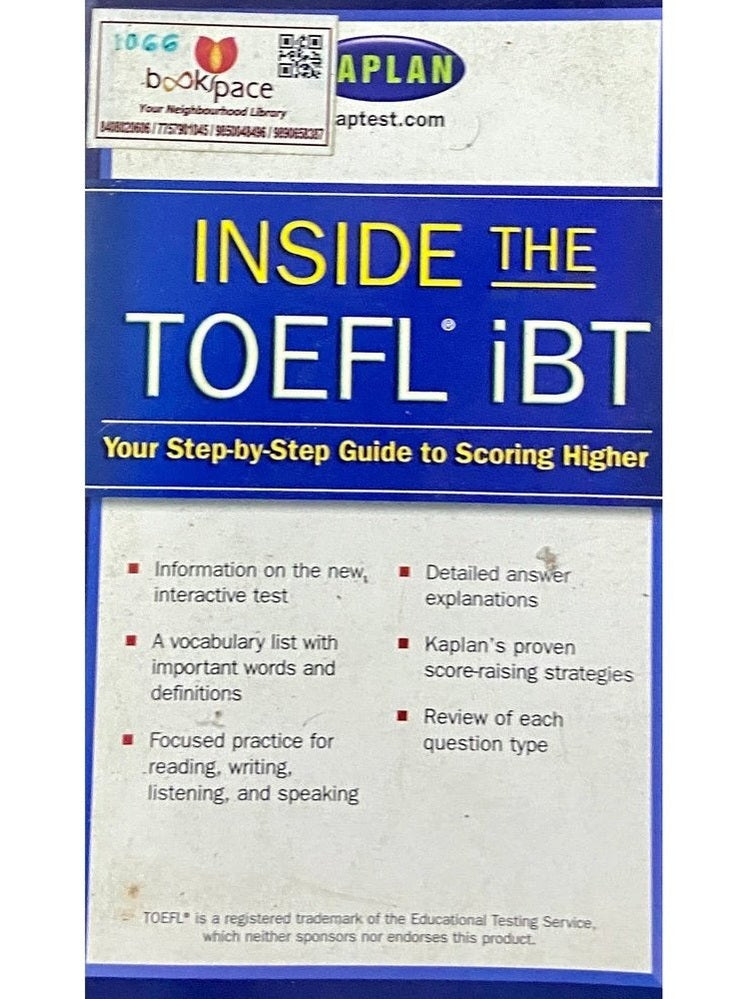 Inside The TOEFL iBT  Half Price Books India Books inspire-bookspace.myshopify.com Half Price Books India