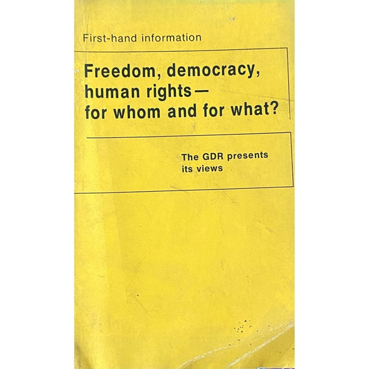 Freedom, Democracy, Human Rights - For Whom and For What?  Half Price Books India Books inspire-bookspace.myshopify.com Half Price Books India