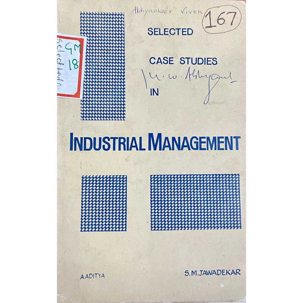 Selected Case Studies in Industrial Management by S M Jawadekar  Half Price Books India Books inspire-bookspace.myshopify.com Half Price Books India