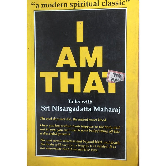 I am That by Sri Nisargadatta Maharaj