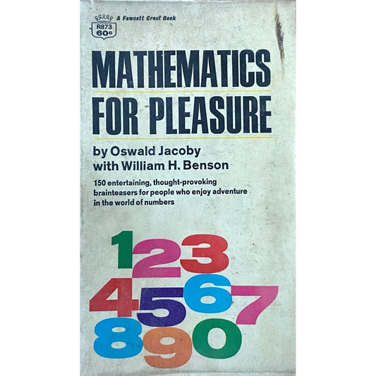 Mathematics for Pleasure by Oswald Jacoby, William Benson 1965  Half Price Books India Books inspire-bookspace.myshopify.com Half Price Books India