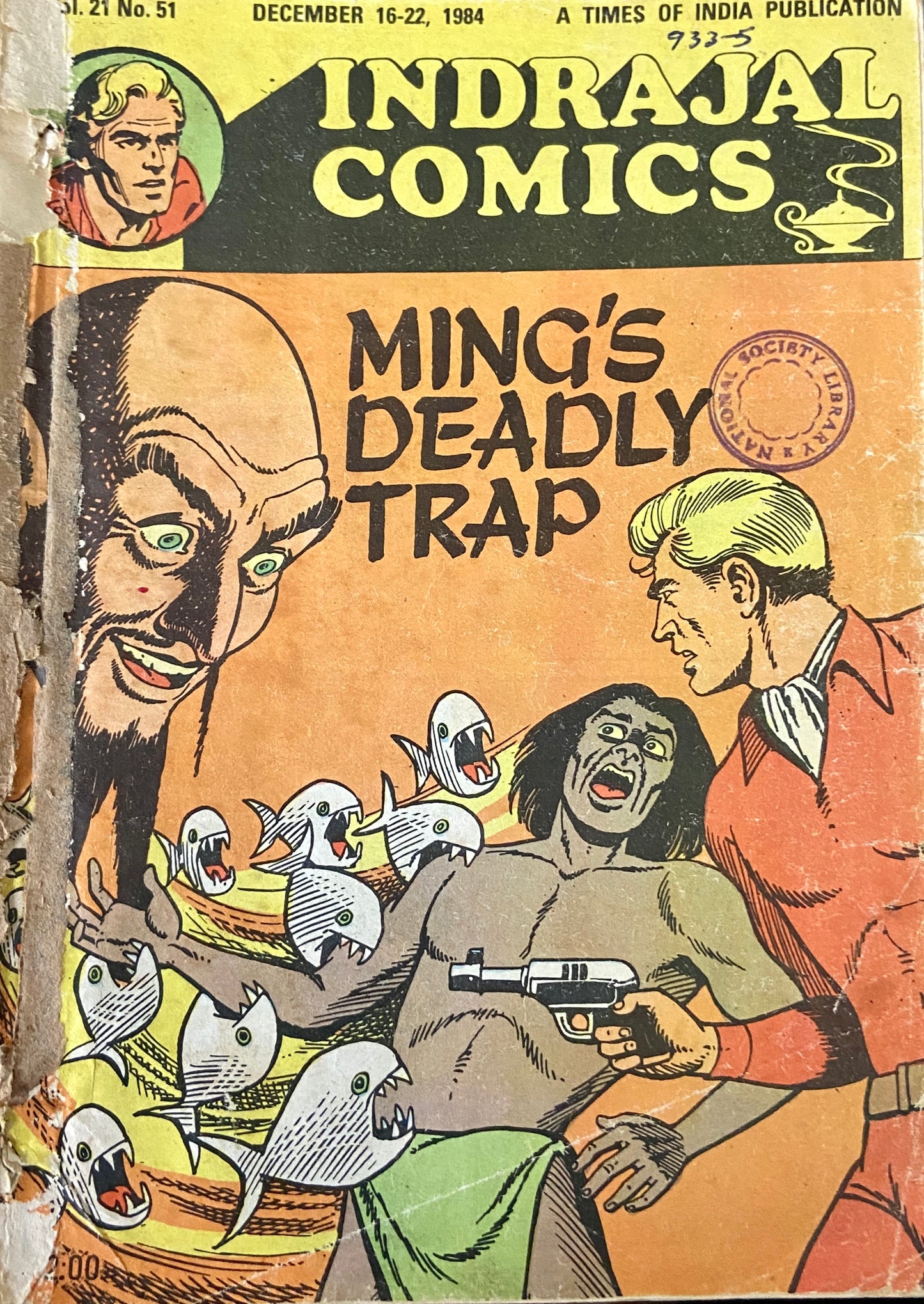 Ming's Deadly Trap Vol 21 No 51 Indrajal Comics