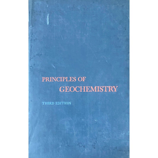 Principles of Geochemistry by Brian Mason  Half Price Books India Books inspire-bookspace.myshopify.com Half Price Books India