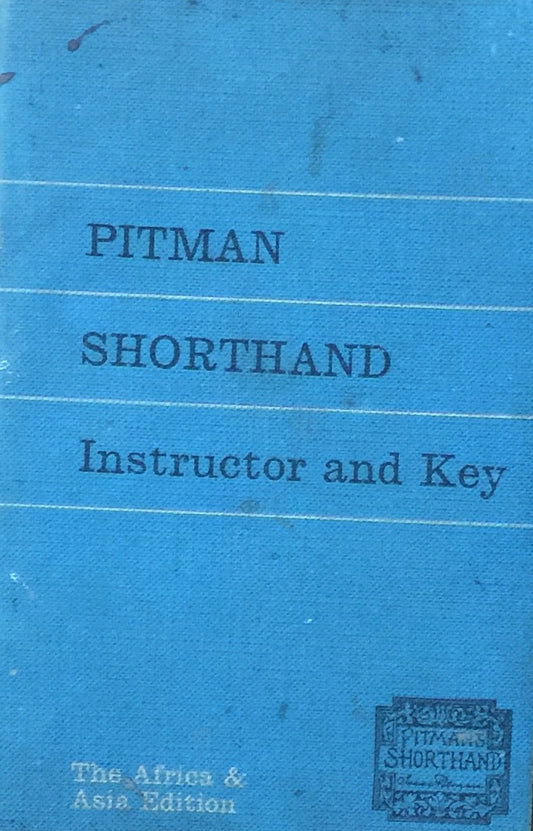 Pitman Shorthand and Instructor and Key  Half Price Books India Books inspire-bookspace.myshopify.com Half Price Books India