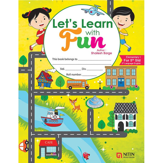 Let&rsquo;s Learn with Fun (Elementary I For 5th Std ,3rd Language English) by Shailesh Barge  Half Price Books India Books inspire-bookspace.myshopify.com Half Price Books India