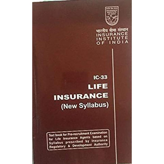 Life Insurance (new syllabus) IC-33  Half Price Books India Books inspire-bookspace.myshopify.com Half Price Books India