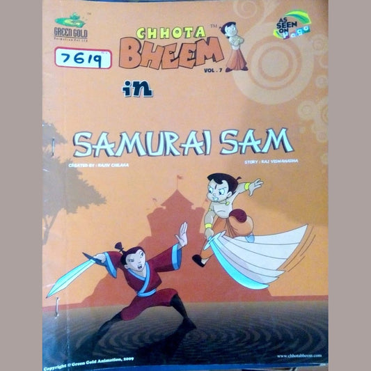 Chhota Bheem Vol. 07 in Samurai Sam by Rajiv Chilka  Half Price Books India Books inspire-bookspace.myshopify.com Half Price Books India