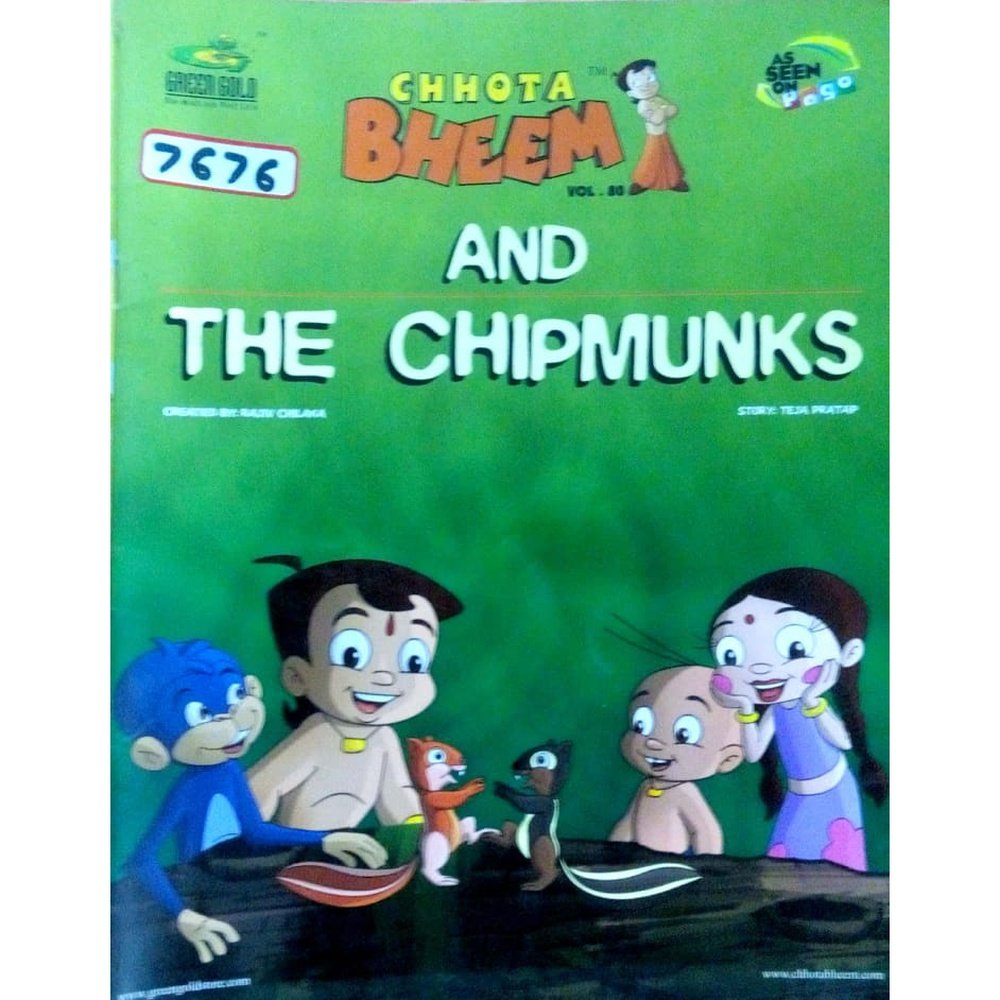 Chhota Bheem Vol 80 and The chipmunks by Rajiv Chilaka  Half Price Books India Books inspire-bookspace.myshopify.com Half Price Books India