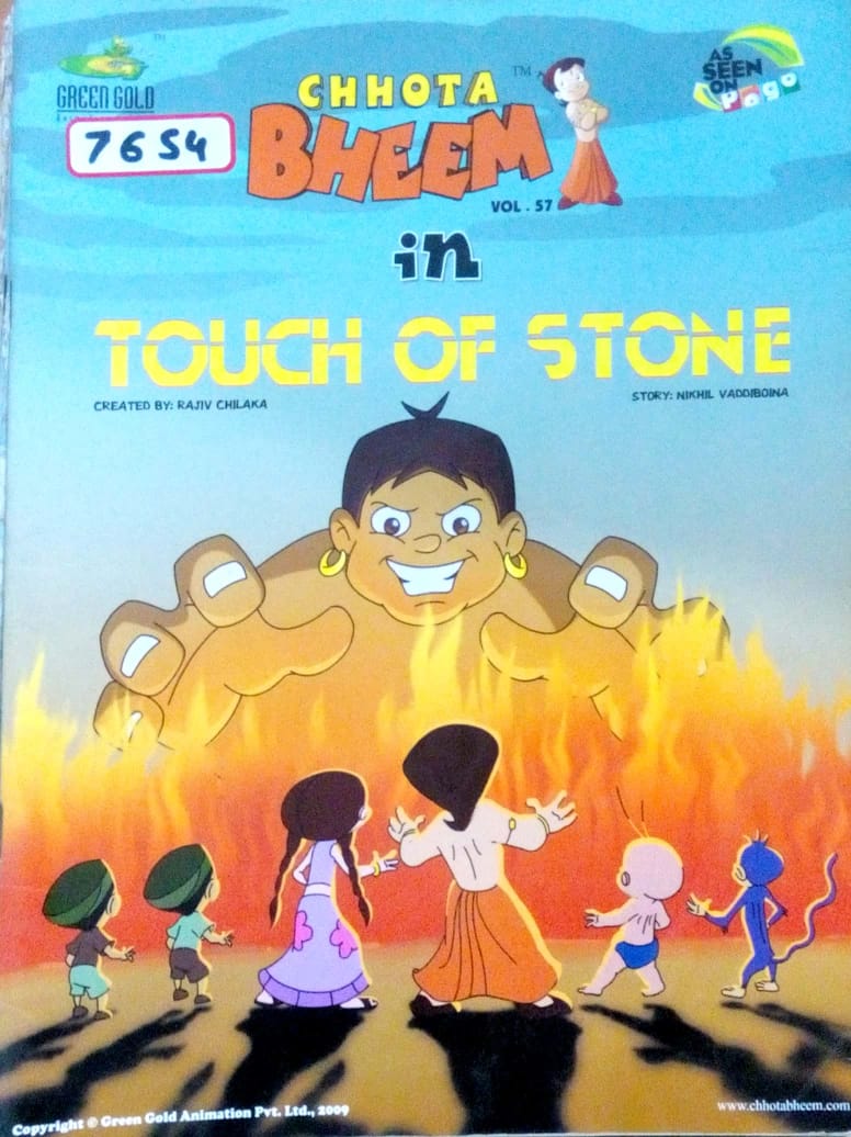 Chhota Bheem Vol 57 in Touch of stone by Rajiv Chilaka  Half Price Books India Books inspire-bookspace.myshopify.com Half Price Books India