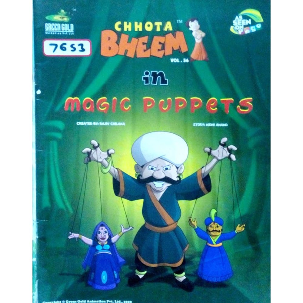 Chhota Bheem Vol 56 in Magic puppets by Rajiv Chilaka  Half Price Books India Books inspire-bookspace.myshopify.com Half Price Books India