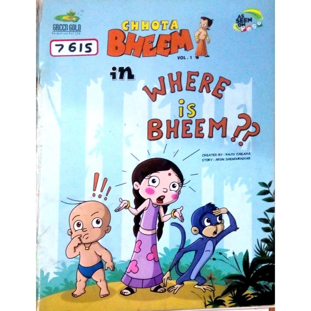 Chhota Bheem Vol 01 in Where is Bheem?? by Rajiv Chilaka  Half Price Books India Books inspire-bookspace.myshopify.com Half Price Books India