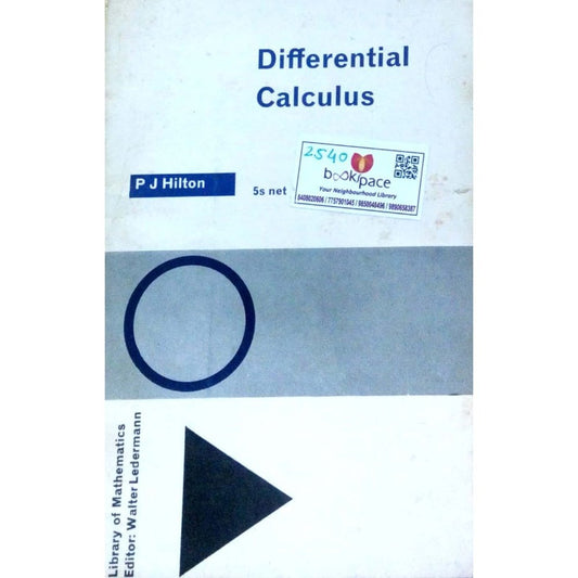 Differential calculus by P J Hilton  Half Price Books India Books inspire-bookspace.myshopify.com Half Price Books India