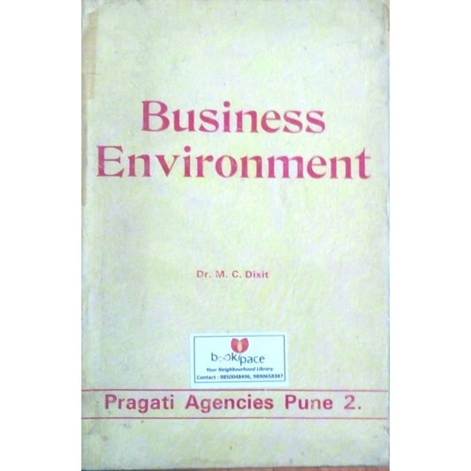 Business Environment by Dr. M.C.Dixit  Half Price Books India Books inspire-bookspace.myshopify.com Half Price Books India