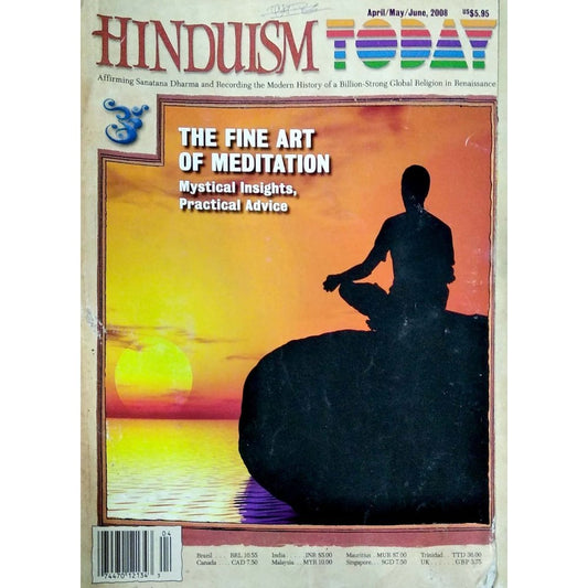 Hinduism Today Apr/May/June 2008: The fine art of meditation  Half Price Books India Books inspire-bookspace.myshopify.com Half Price Books India