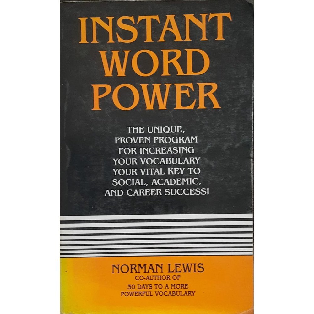 INSTANT WORD POWER by Norman Lewis  Half Price Books India Books inspire-bookspace.myshopify.com Half Price Books India