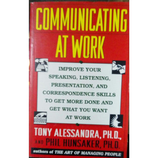 Communicating At Work by Tony Alessandra  Half Price Books India Books inspire-bookspace.myshopify.com Half Price Books India