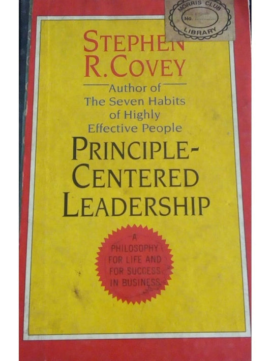 Principle-Centered Leadership by Stephen R. Covey  Half Price Books India Books inspire-bookspace.myshopify.com Half Price Books India