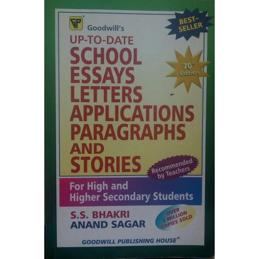 School Essays Letters Applications Paragraphs And Stories by S.S. Bhakri  Half Price Books India Books inspire-bookspace.myshopify.com Half Price Books India