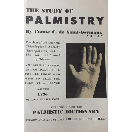 The Study Of Palmistry By Comte C. De Saint Germain (1965 Edition Hard Bound)  Half Price Books India Books inspire-bookspace.myshopify.com Half Price Books India