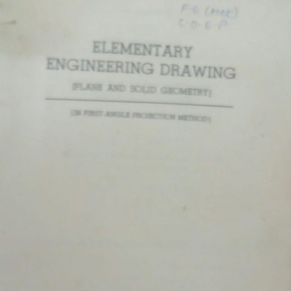 Elementary Engineering Drawing  by N. D. Bhatt  Half Price Books India Books inspire-bookspace.myshopify.com Half Price Books India