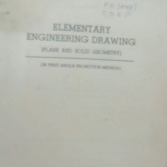 Elementary Engineering Drawing  by N. D. Bhatt  Half Price Books India Books inspire-bookspace.myshopify.com Half Price Books India