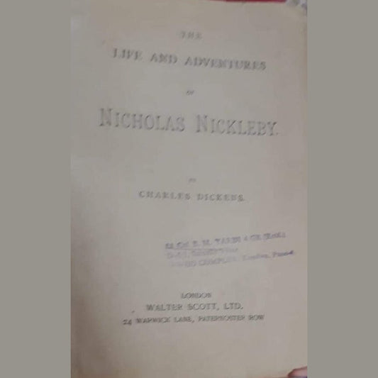 The Life and Adventures of Nicholas Nickleby By Charles Dickens Library Bound  Half Price Books India Books inspire-bookspace.myshopify.com Half Price Books India