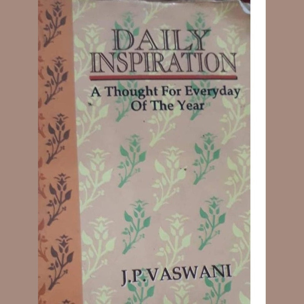 Daily Inspiration A thought for every day J.PVasvani  Half Price Books India Books inspire-bookspace.myshopify.com Half Price Books India