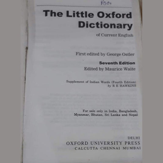 The Little Oxford Dictionary  Half Price Books India Books inspire-bookspace.myshopify.com Half Price Books India