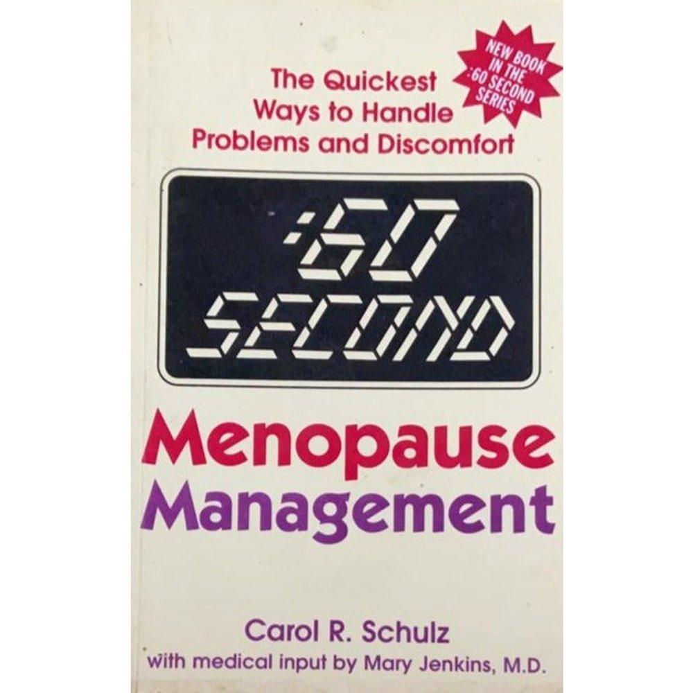 60 Second Menopause Management By Carol R Schulz  Half Price Books India Books inspire-bookspace.myshopify.com Half Price Books India