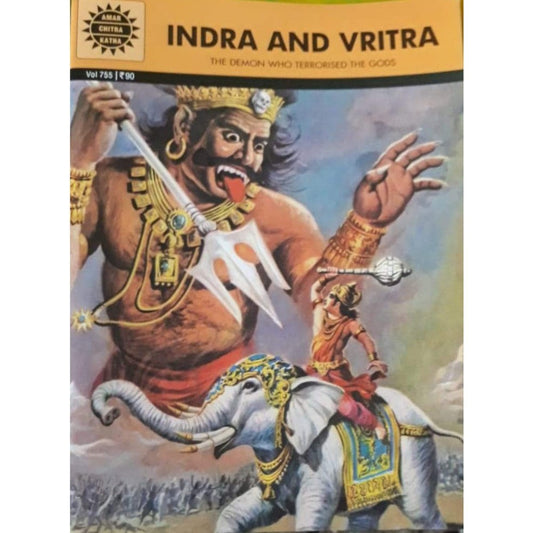Amar Chitra Katha - Indra and Vritra The Demon who terrorized the gods  Half Price Books India Books inspire-bookspace.myshopify.com Half Price Books India