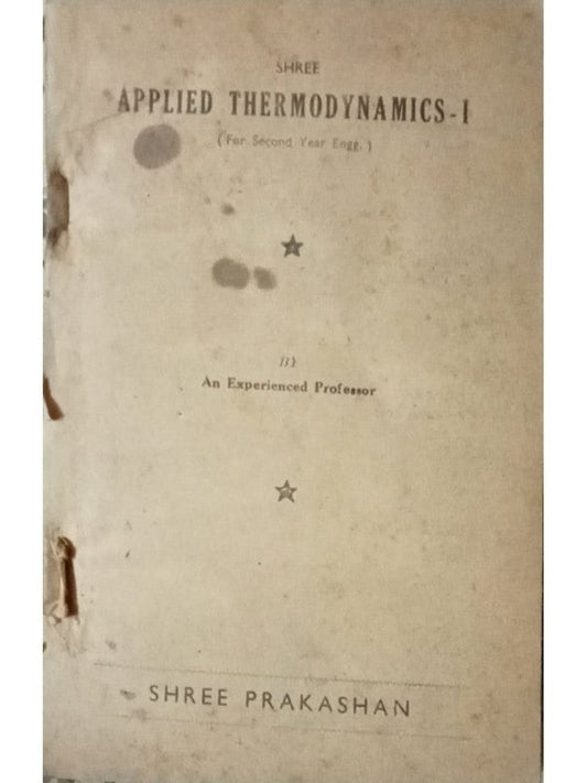 APPLIED THERMODYNAMICS-I  Half Price Books India Books inspire-bookspace.myshopify.com Half Price Books India