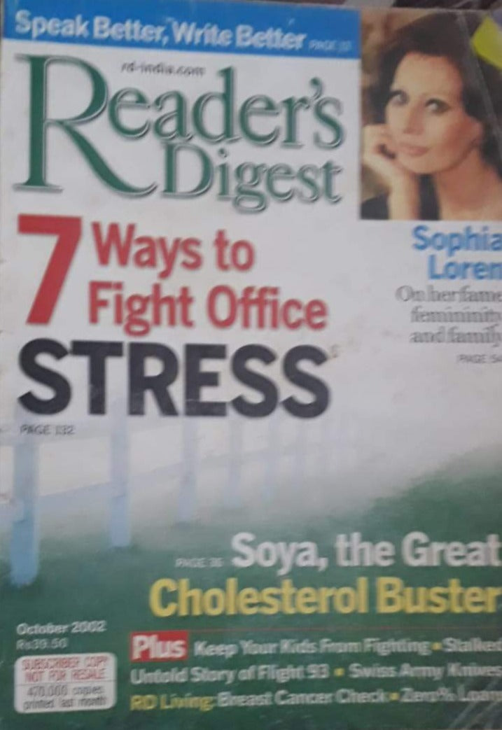 Reader's Digest October 2002  Half Price Books India  inspire-bookspace.myshopify.com Half Price Books India
