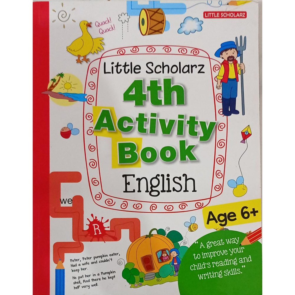 Little Scholarz 4 th Activity Book English [ Few Pages Used]  Inspire Bookspace Print Books inspire-bookspace.myshopify.com Half Price Books India