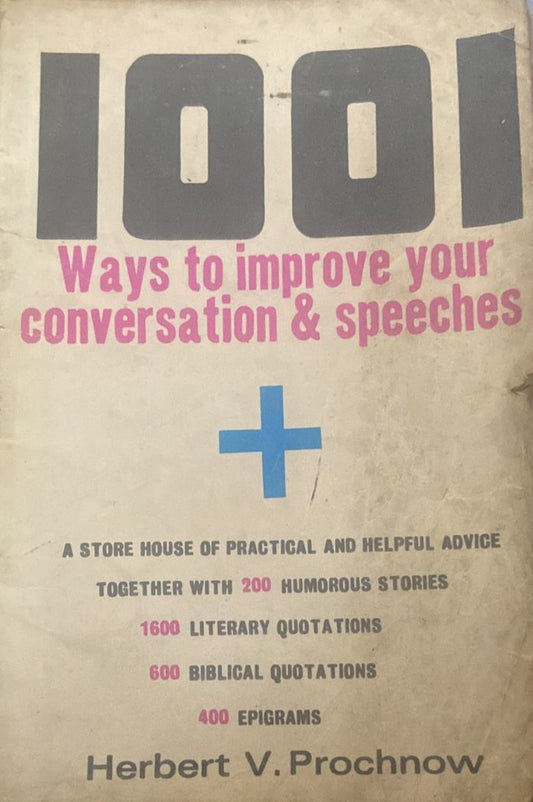 1001 Ways to Improve your conversation and speeches  Inspire Bookspace Books inspire-bookspace.myshopify.com Half Price Books India