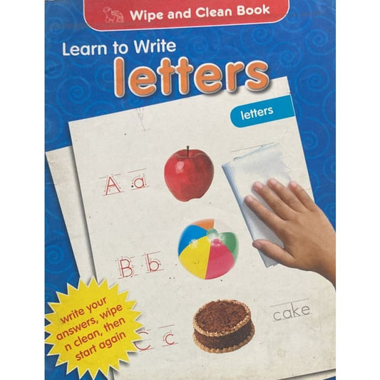 Wipe and Clean Book - Learn to Write Letters